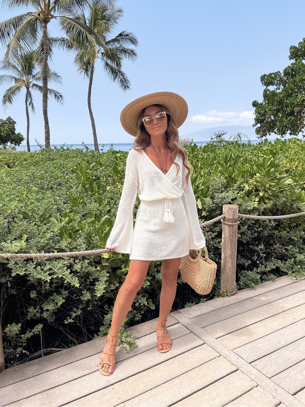 L*space Topanga Cover-Up Mini Dress Medium